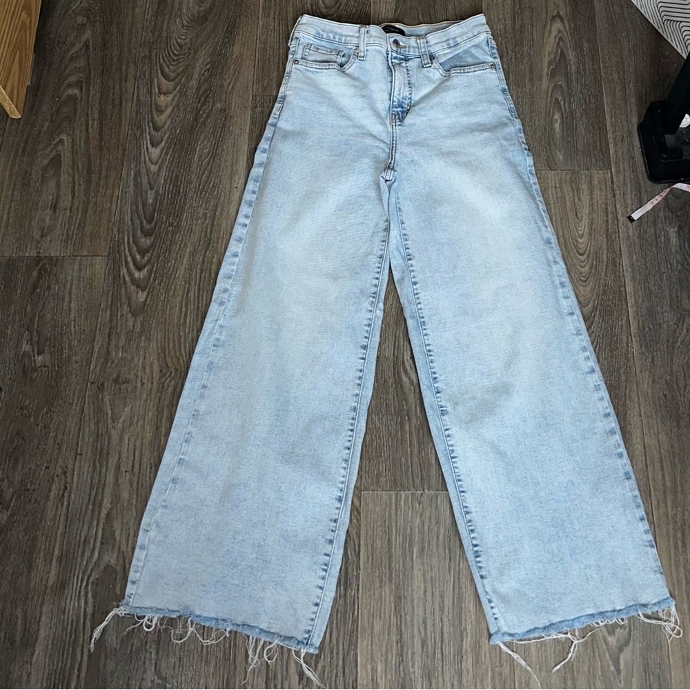 Banana Republic Blue Wide Leg Jeans